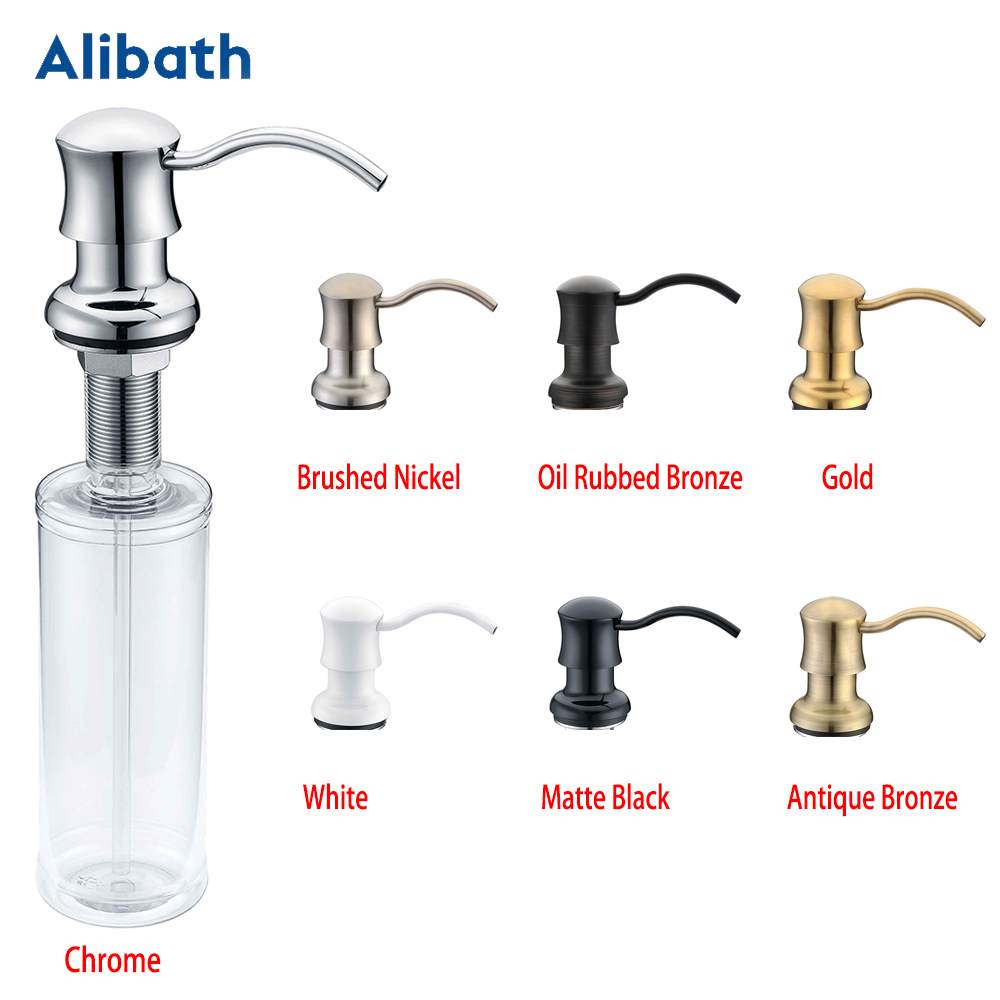 Oxide Pigment Soap - Kitchen Sink Soap Dispenser Brass Head