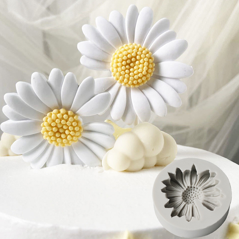Soap Making Equipment - 3D Daisy Flower Mold Sun Silicone