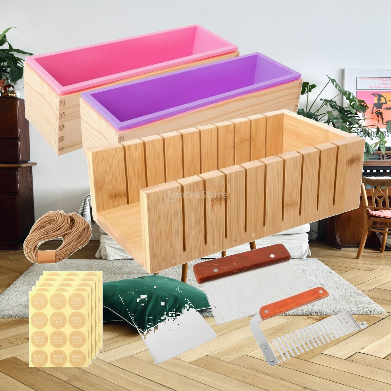 Soap Making Homemade - Soap Making Accessories Set with Wooden