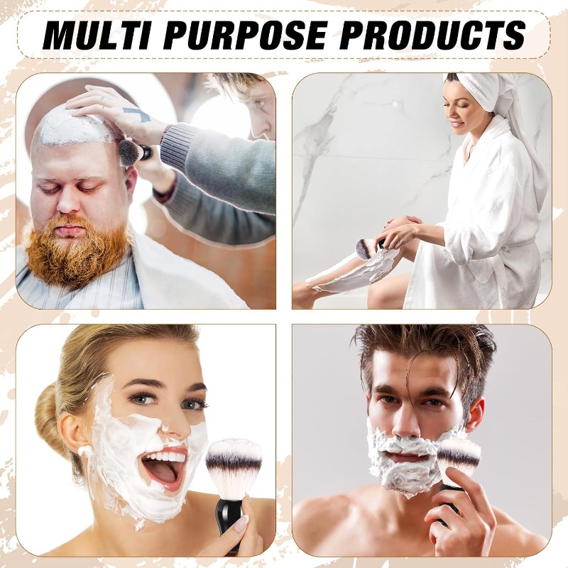 1Pcs Beard Shaving Brush, Wood - огляд і ціна Soap Making Equipment
