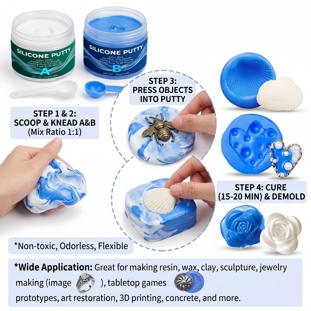 Silicone Putty Mold Making Sup - огляд і ціна Soap Making Equipment