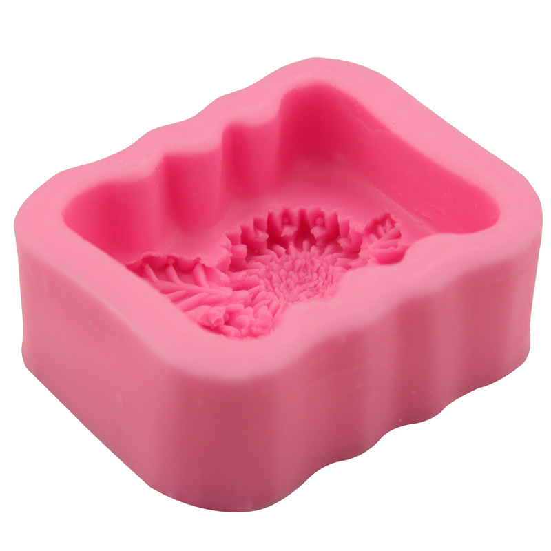 3D Square Flower Silicone Soap - огляд і ціна Soap Making Homemade