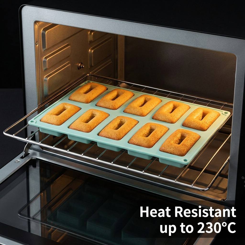 Non-stick 10-Hole Rectangle Si - огляд і ціна Soap Making Equipment