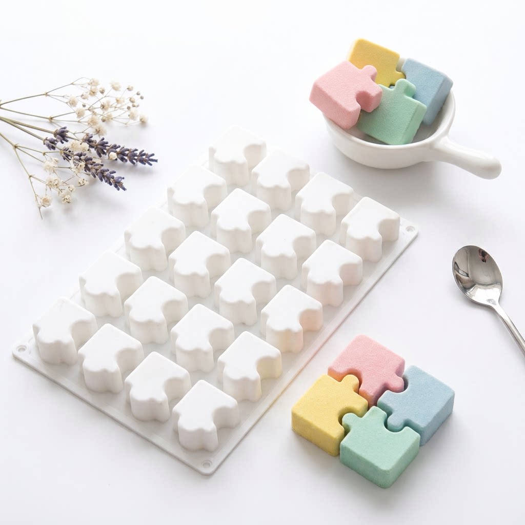 20‑Cavity Puzzle Piece Silicon - огляд і ціна Soap Making Game