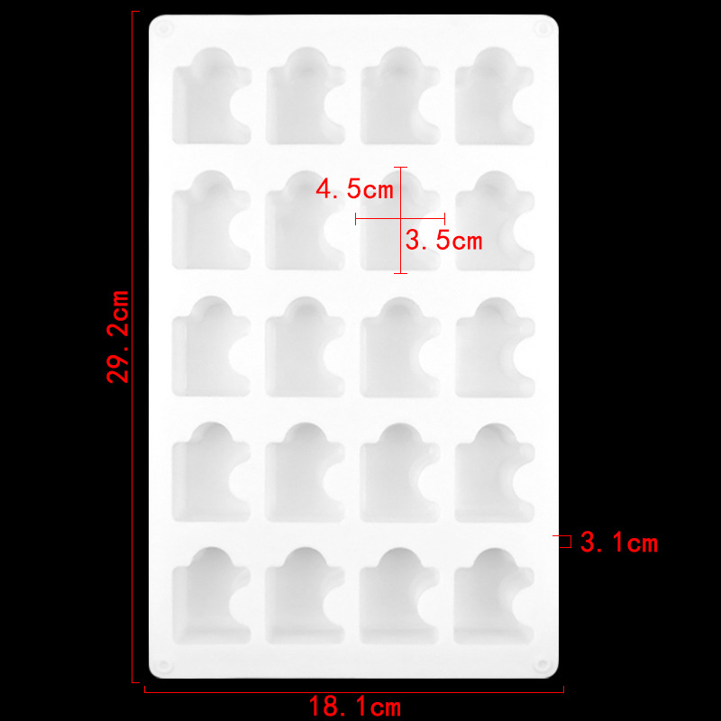 20‑Cavity Puzzle Piece Silicon - огляд і ціна Soap Making Game
