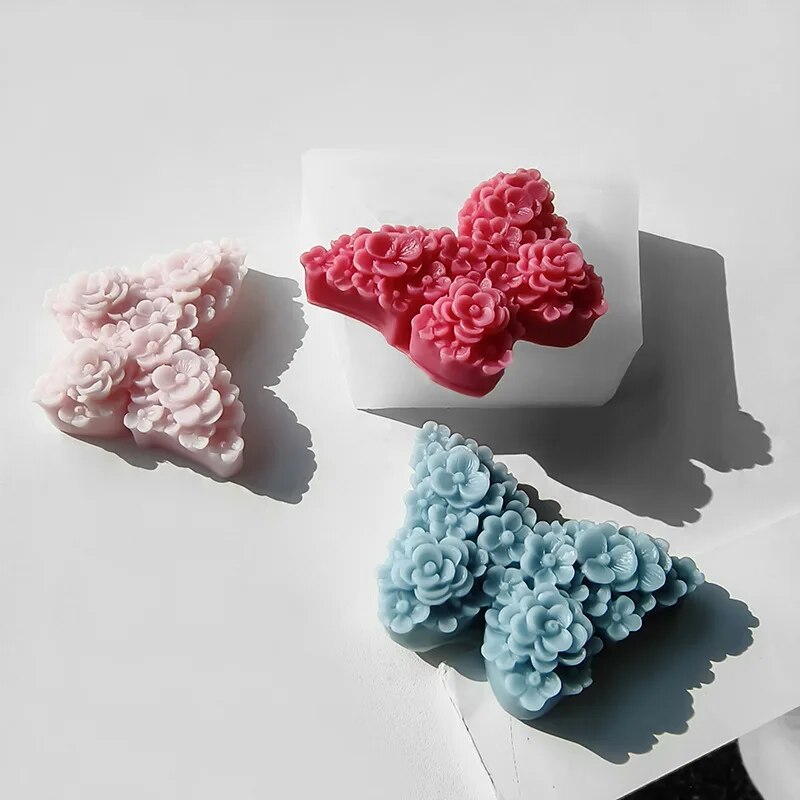Rose Butterfly Candle Silicone - огляд і ціна Soap Making For Beginners