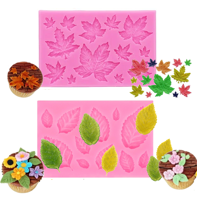 Maple Leaf Silicone Mold Set f - огляд і ціна Soap Making Ins