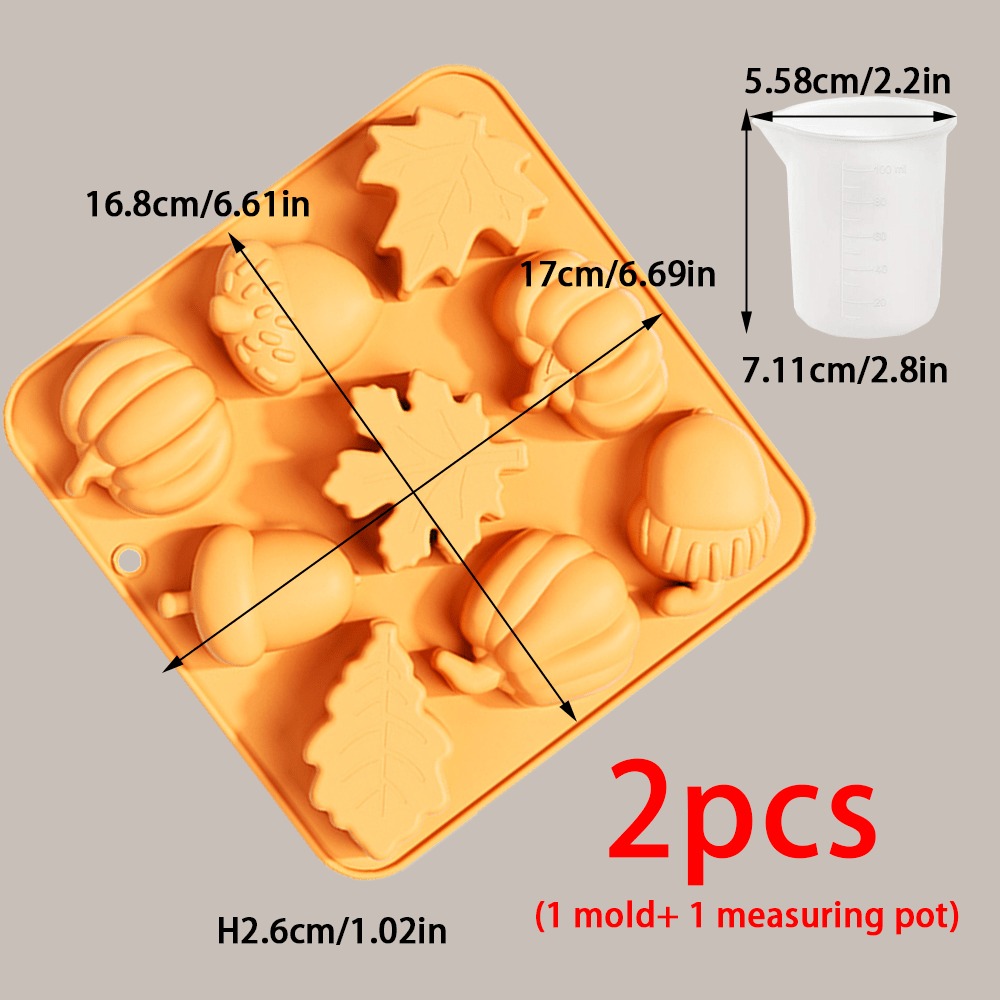 2Pcs DIY Making Tool Pumpkin A - огляд і ціна Soap Making Equipment