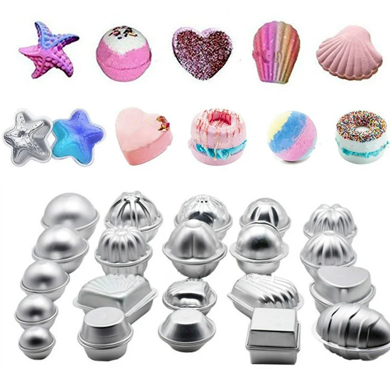 1 Pair Bath Bomb Molds Alumini - огляд і ціна Soap Making Homemade