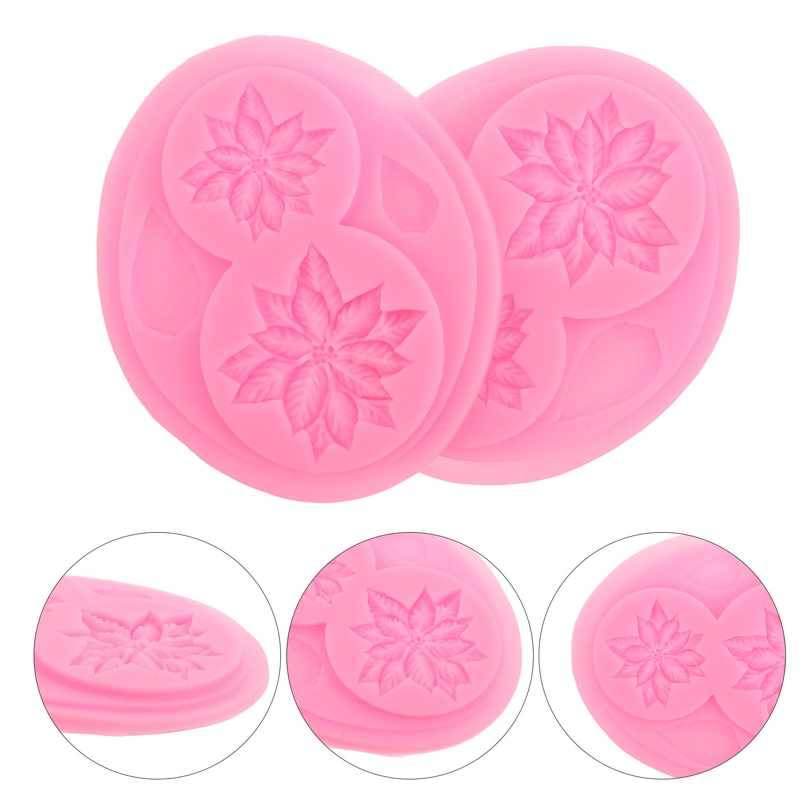 2Pcs Floral Silicone Molds for - огляд і ціна Soap Making Ins