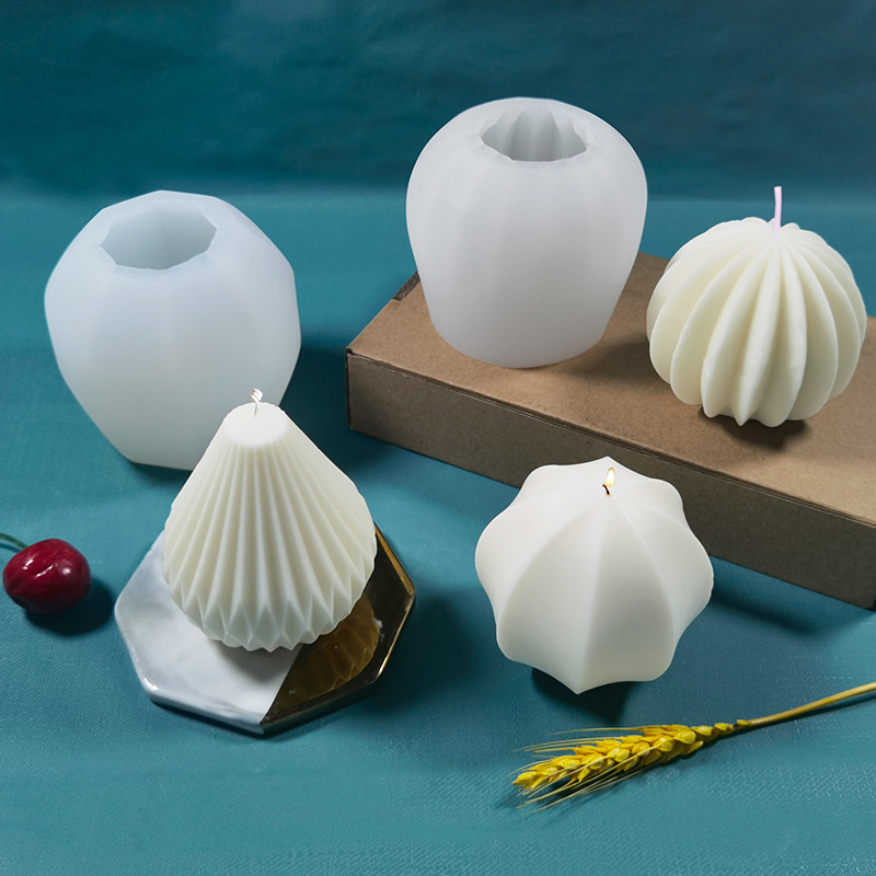 3D Silicone Candle Molds Geome - огляд і ціна Soap Making Homemade