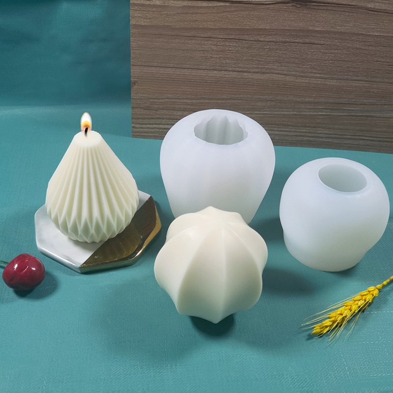 3D Silicone Candle Molds Geome - огляд і ціна Soap Making Homemade