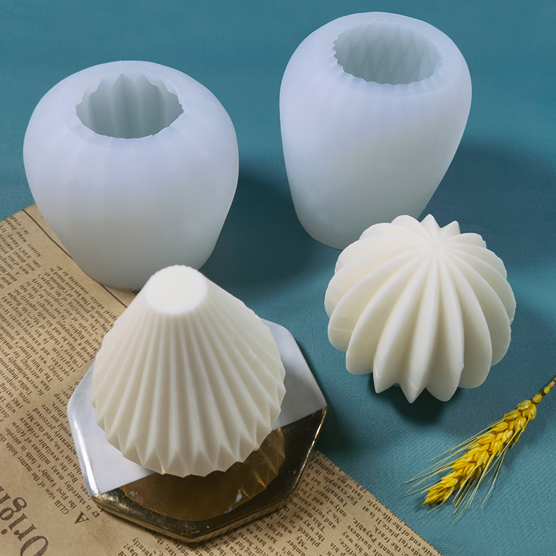 3D Silicone Candle Molds Geome - огляд і ціна Soap Making Homemade