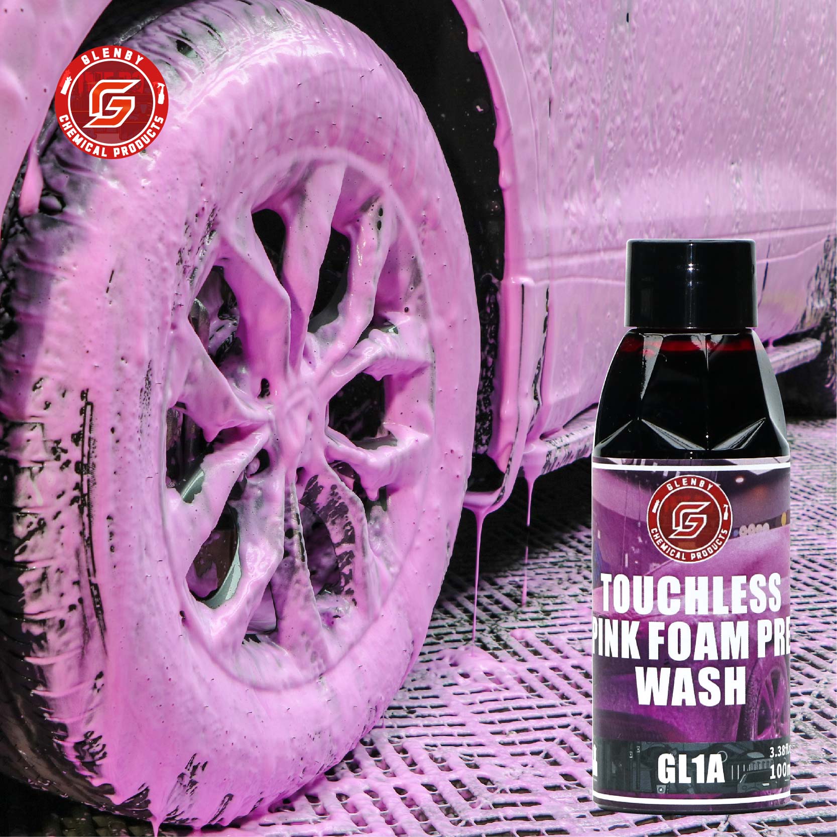 Pink Foam Car Paint Wash Soap  - огляд і ціна Soap Making Ins