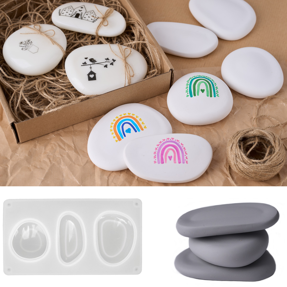 3D Creative Stone Silicone Can - огляд і ціна Soap Making For Beginners