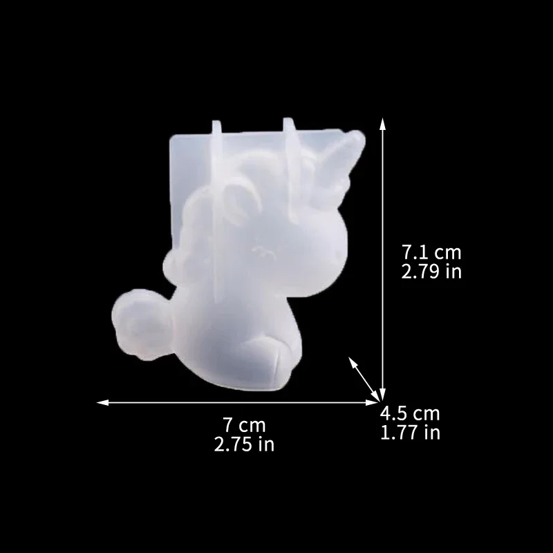 3D Geometric Silicone Unicorn  - огляд і ціна Soap Making Equipment