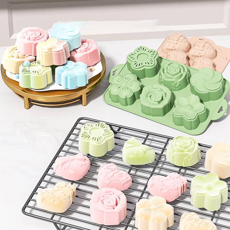 SU Flower Silicone Mold, 6 Cav - огляд і ціна Soap Making Homemade