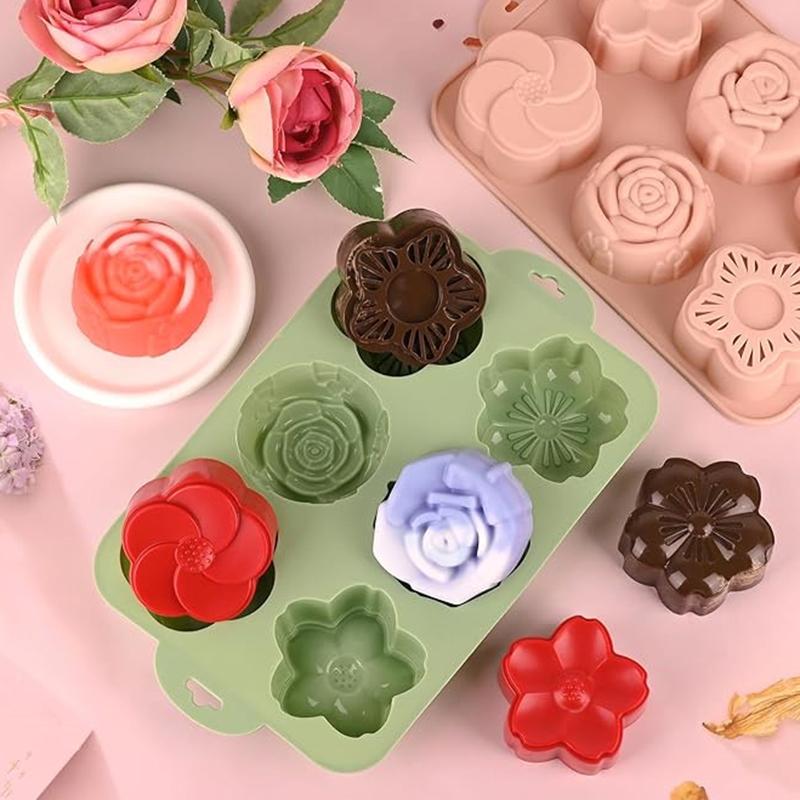 SU Flower Silicone Mold, 6 Cav - огляд і ціна Soap Making Homemade