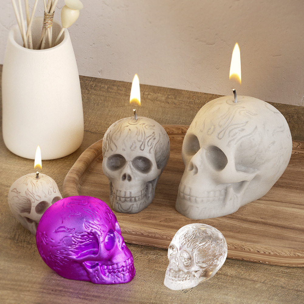 Multi Size Skull Head Silicone - огляд і ціна Soap Making Ins
