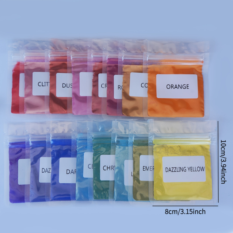 16Color Mica Powder Set，Per Pa - огляд і ціна Oxide Pigment Soap
