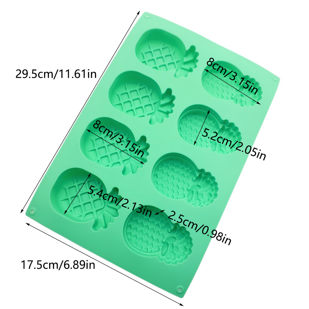 Pineapple Shape Silicone Cake  - огляд і ціна Soap Making Equipment