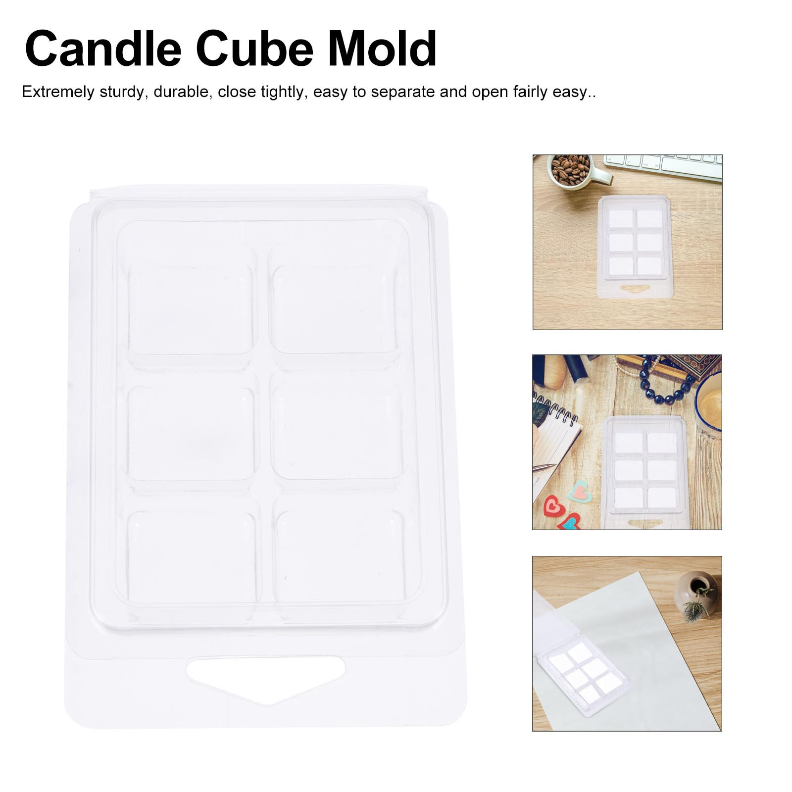 50Pcs Wax Melt Clamshell Molds - огляд і ціна Soap Making Homemade