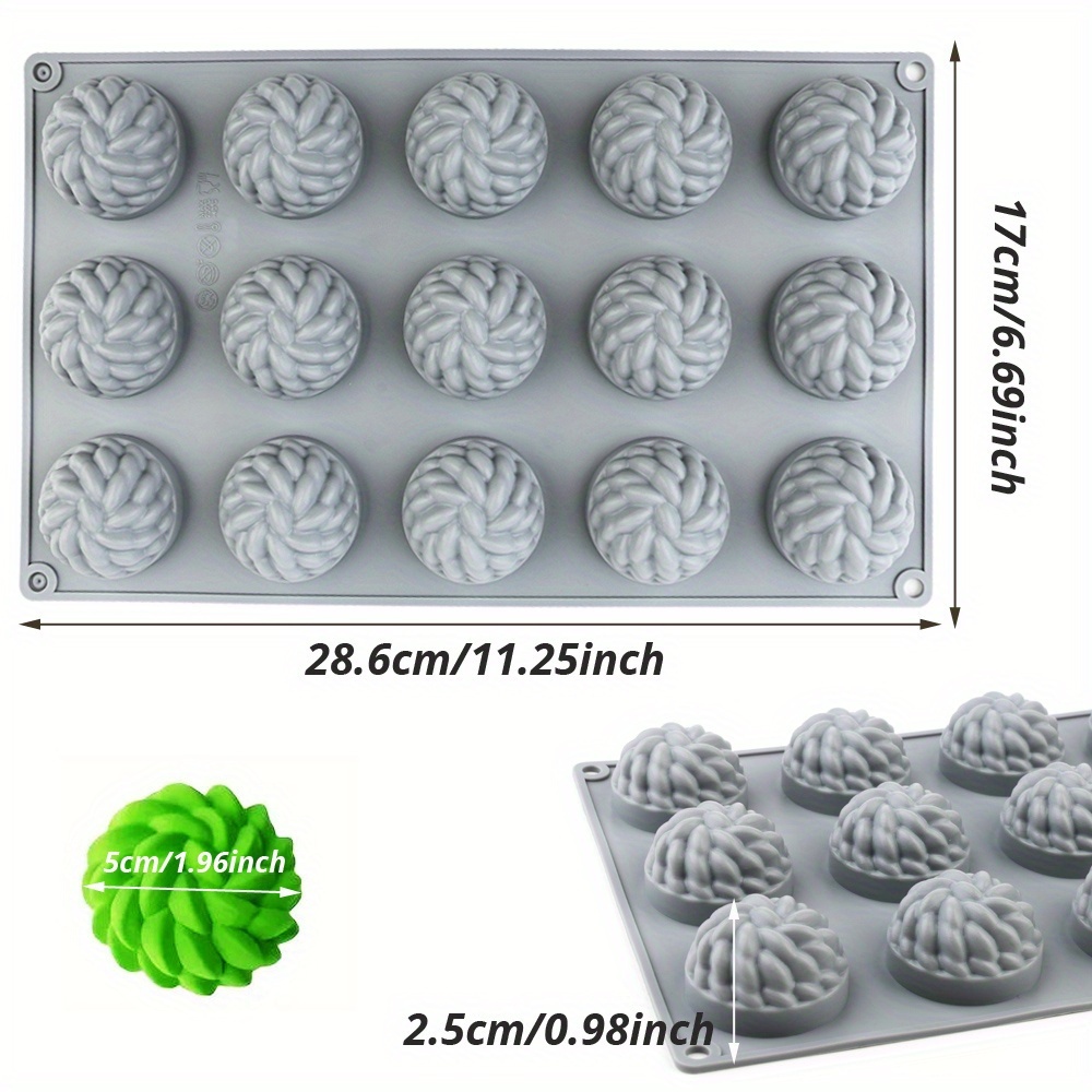 1Pc Cake Mold Santa Ana Floral - огляд і ціна Soap Making For Beginners