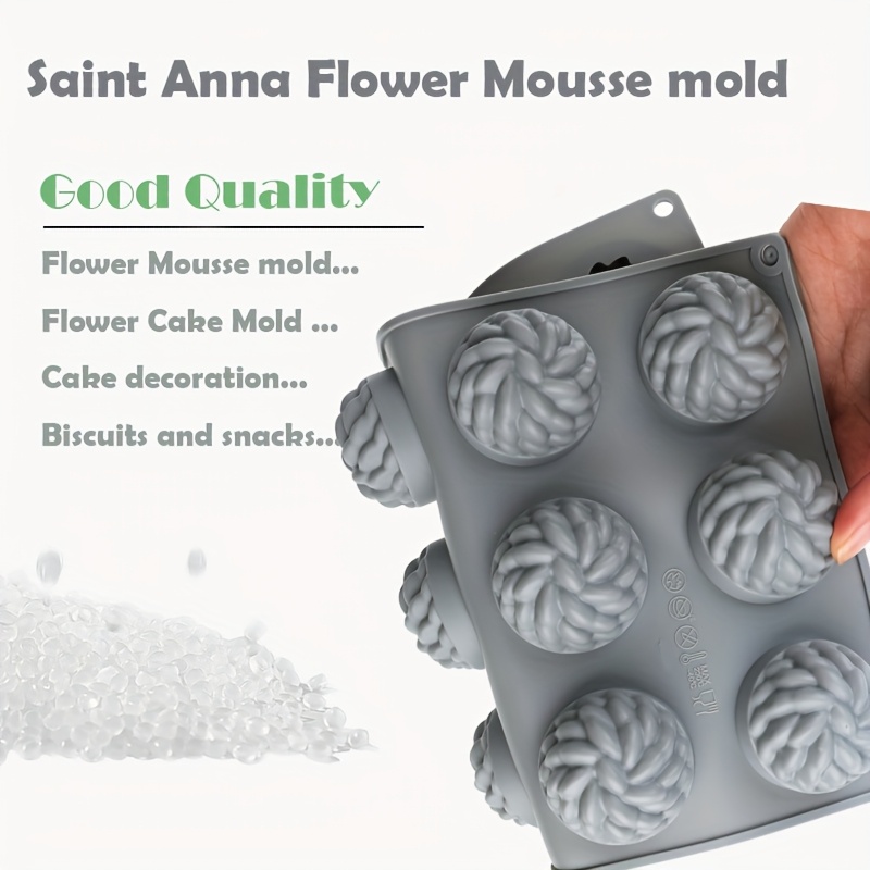 1Pc Cake Mold Santa Ana Floral - огляд і ціна Soap Making For Beginners