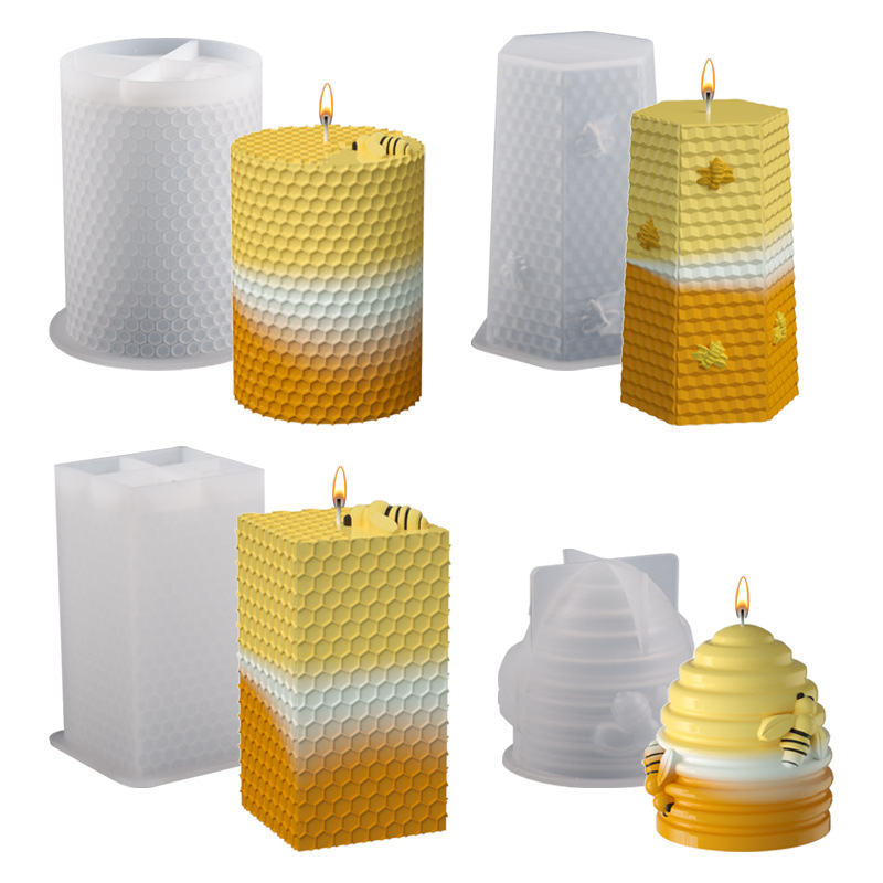 Candle Silicone Mold 3D Bee Ho - огляд і ціна Soap Making Homemade