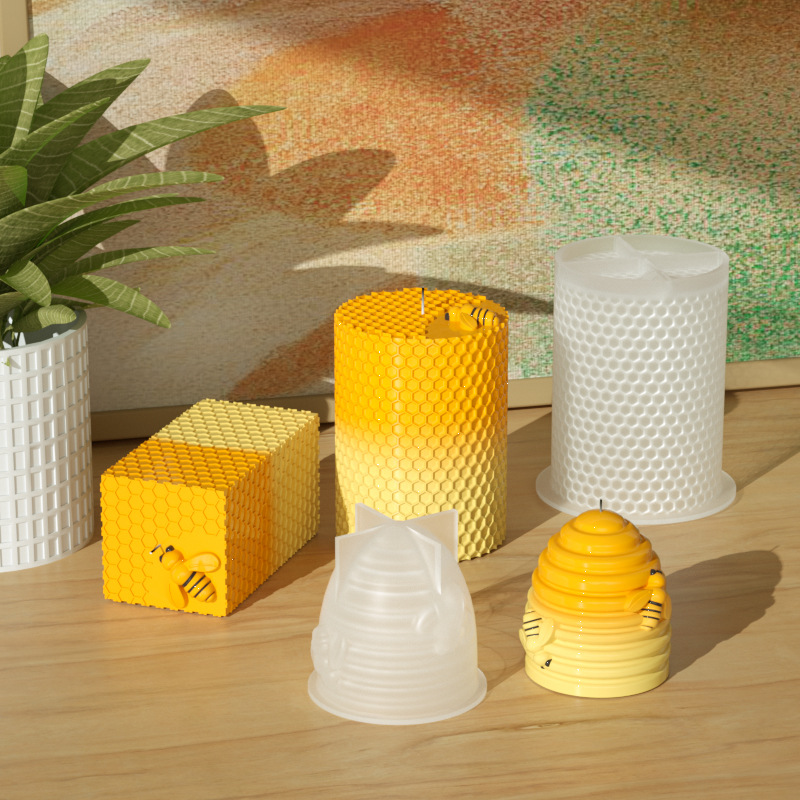 Candle Silicone Mold 3D Bee Ho - огляд і ціна Soap Making Homemade