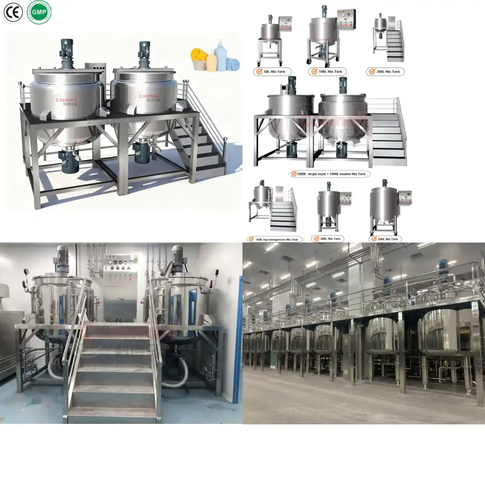 500L 2500L 5000L Mixing Homoge - огляд і ціна Soap Making Vessels