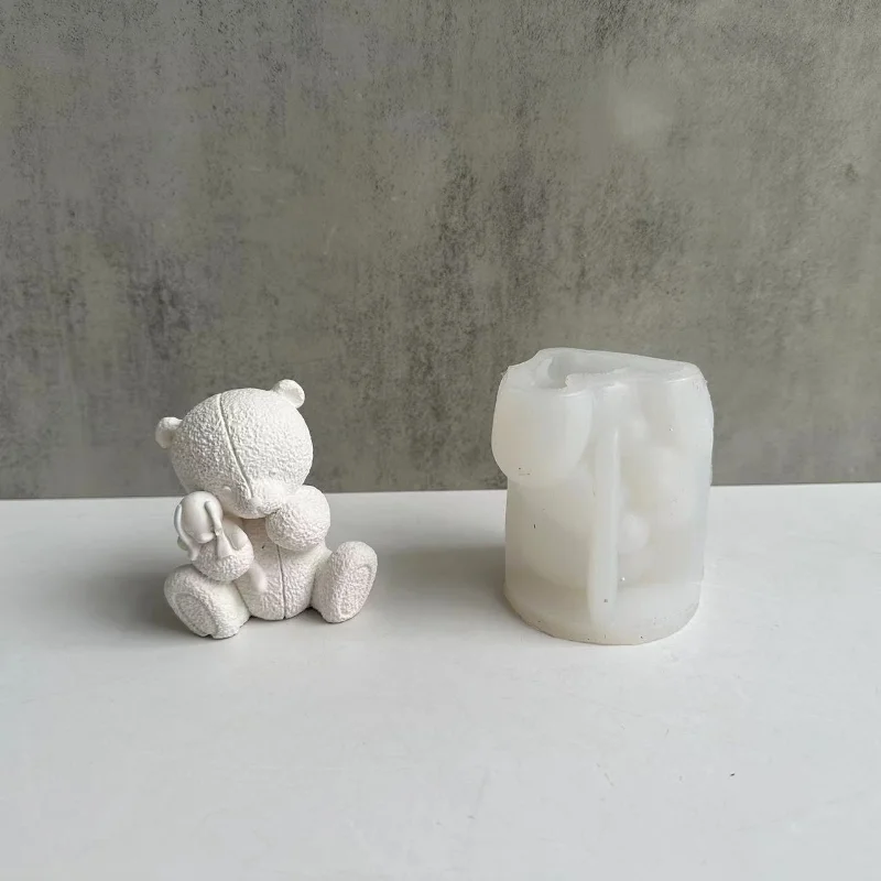 Woven Bear Candle Silicone Mol - огляд і ціна Soap Making For Beginners