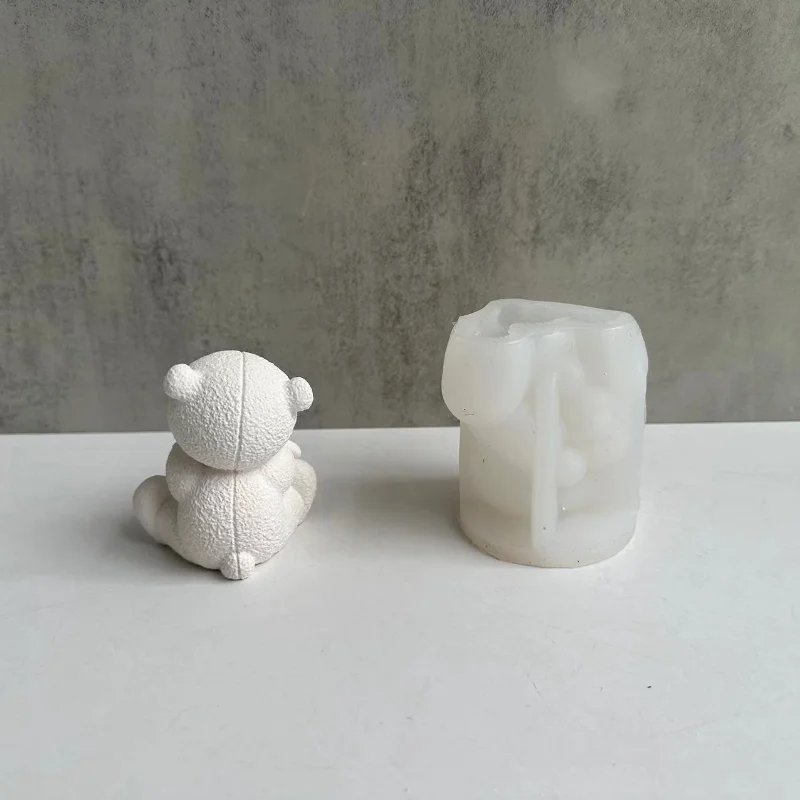 Woven Bear Candle Silicone Mol - огляд і ціна Soap Making For Beginners