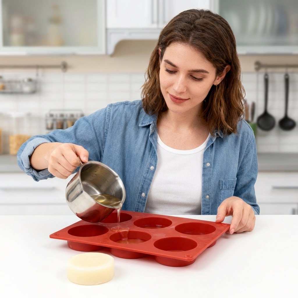 Round Silicone Soap Mold DIY H - огляд і ціна Soap Making For Beginners